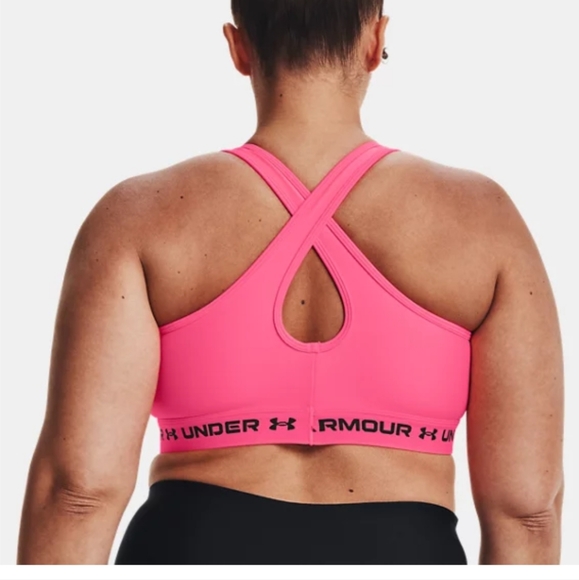 NWT WOMEN'S UNDER ARMOUR CROSSBACK PLUS Size 2X & 3X  Medium Support SPORTS BRA - Picture 2 of 2